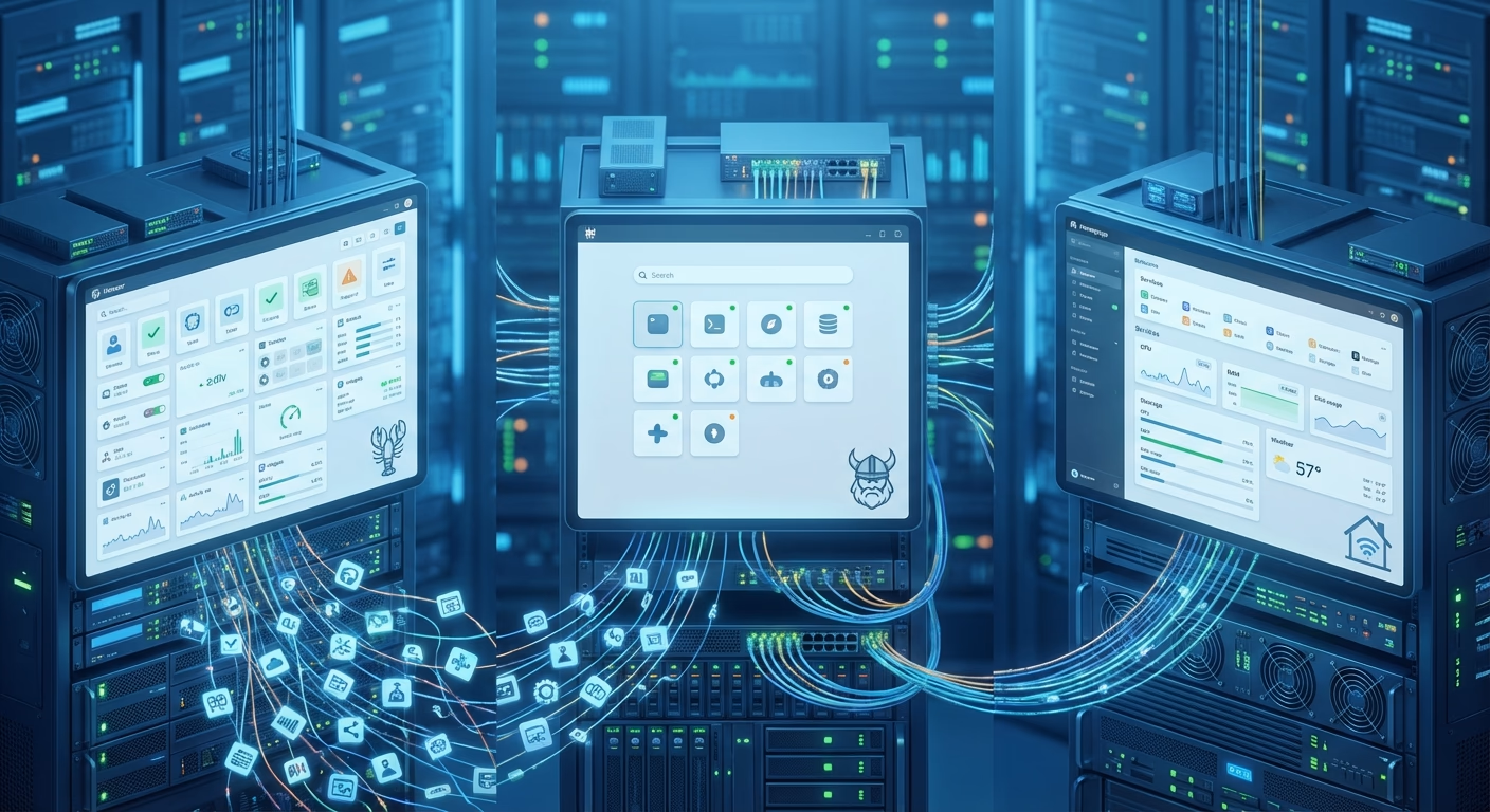 홈서버 대시보드 비교 가이드